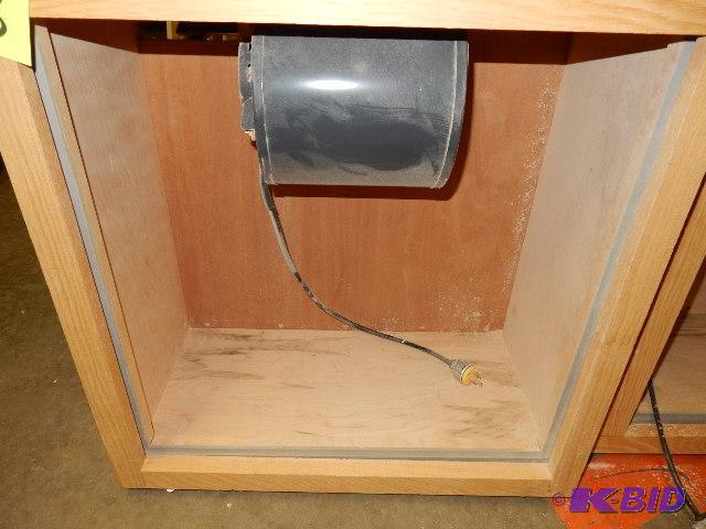 Air Cleaners. Wood box. 25 12 in x 25 12 in...