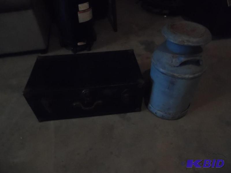 Trunk and Milk Can
