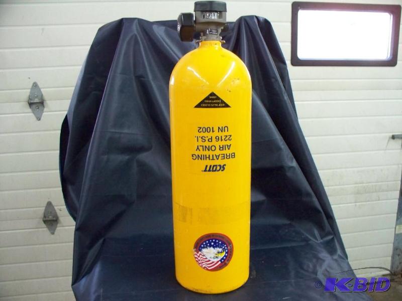 Scott S.C.B.A breathing air tank (full)...