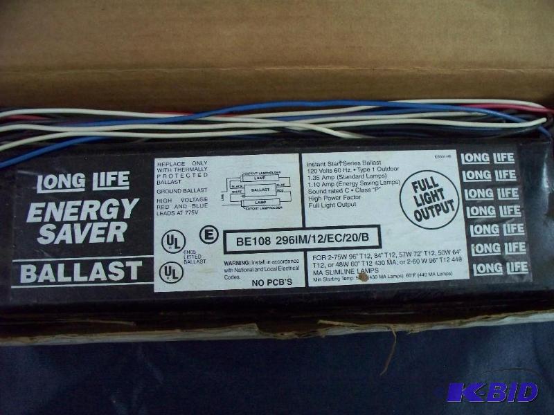 New ballast for 8ft fixture...