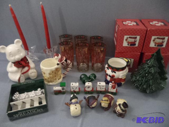 lot 106 image: Glasses, Mugs, Candles