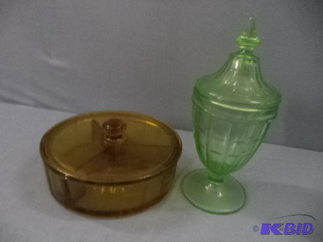 lot 134 image: Green, Gold Depression