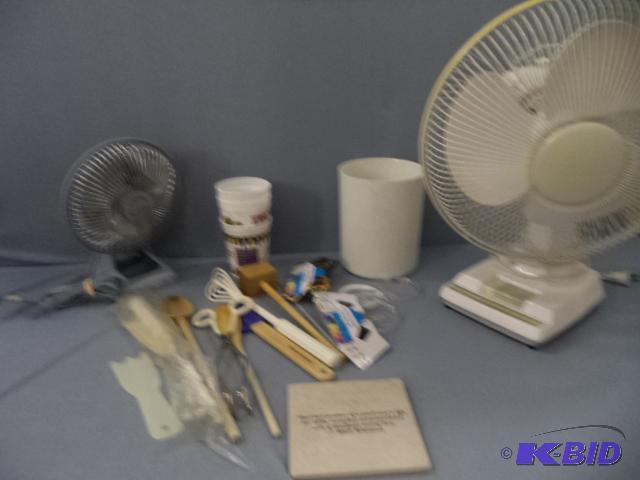 lot 191 image: Fan, Mop, Utensils