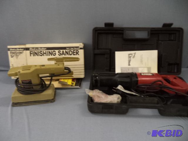 lot 206 image: Sander, Saw