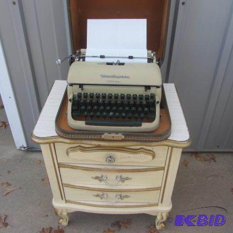 lot 48 image: Night Stand, Typewriter