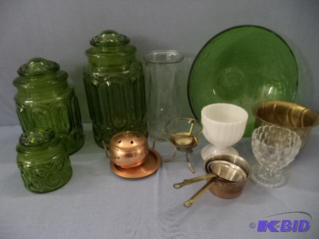lot 68 image: Vintage Canisters, Copper