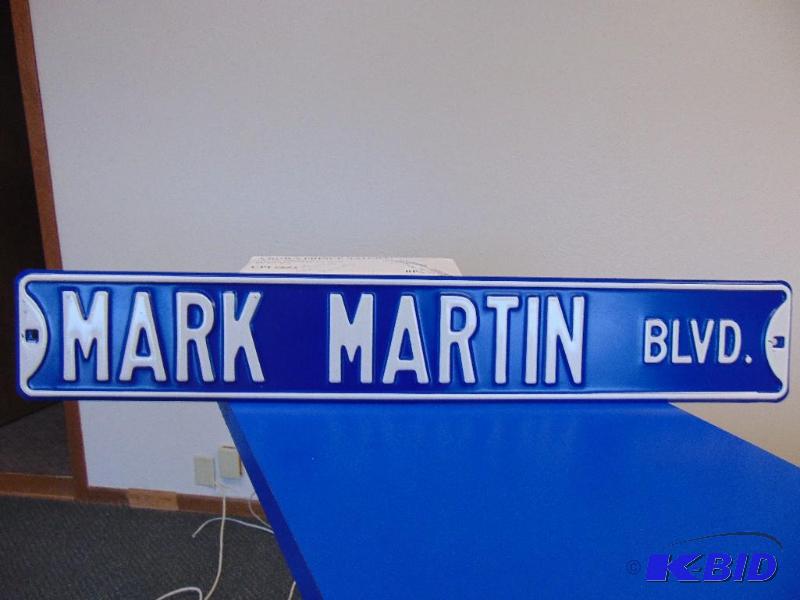 Mark Martin Metal Sign