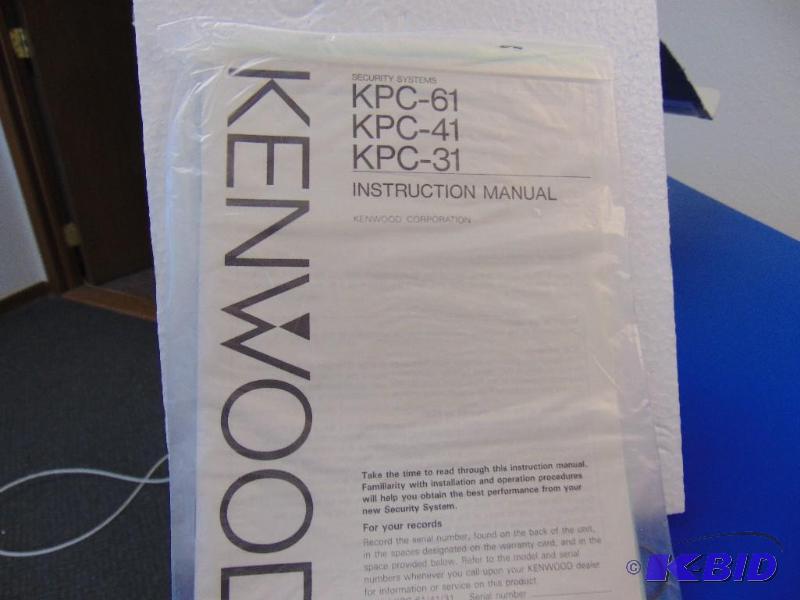 Kenwood Security System KPC-31(NEW)