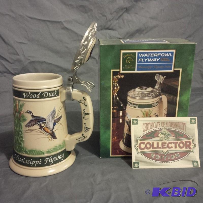 lot 58 image: Budweiser Holiday Stein