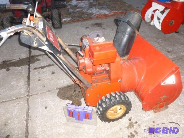 Toro gas powered snow blower. Older heavy dut...