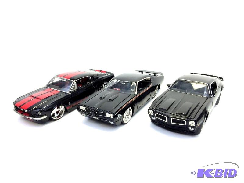 Three Die Cast Metal Cars