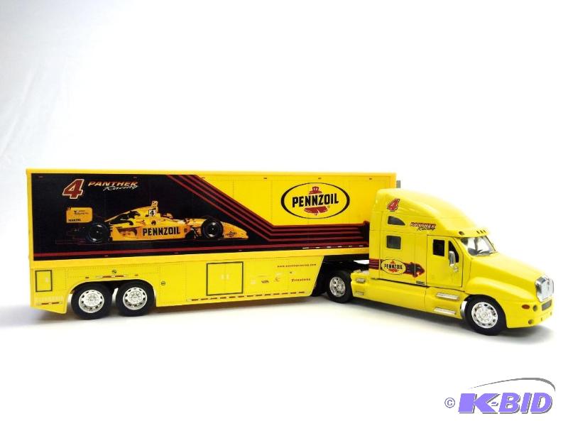 Die Cast Plastic Tractor Trailer