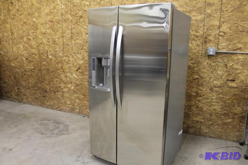 NEW LG ULTRA-LARGE CAPACITY SIDE-BY-SIDE REFRIGERATOR WITH ICE & WATER DISPENSER #LSC27937ST