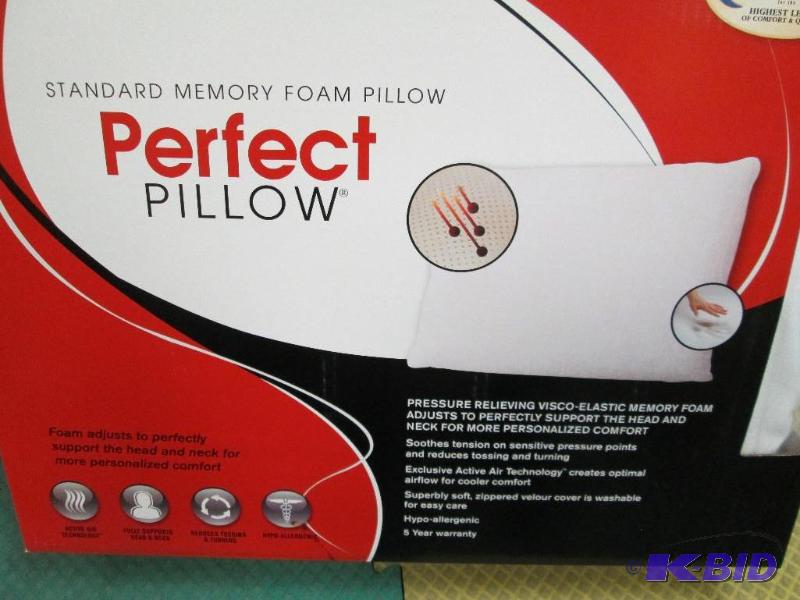 lot 12 image: Carpenter Standard Memory Foam Pillow Perfect...