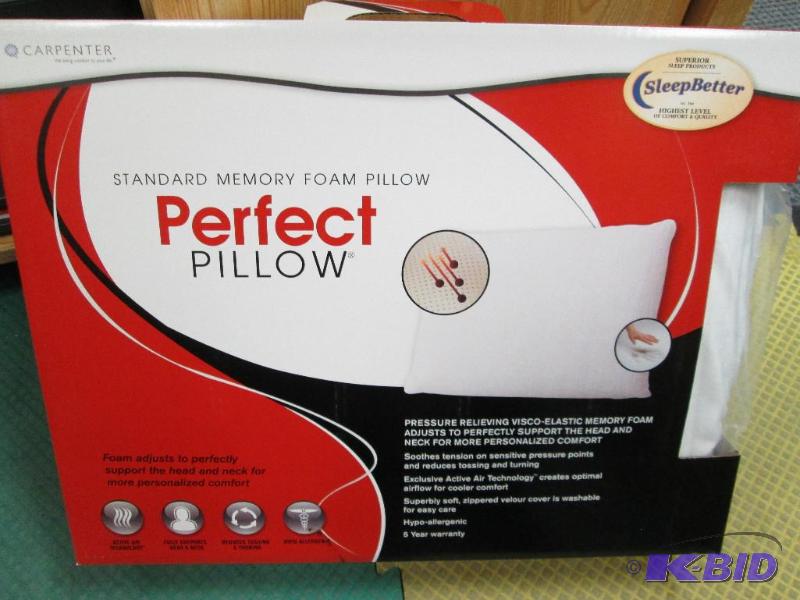 lot 13 image: Carpenter Standard Memory Foam Pillow Perfect...