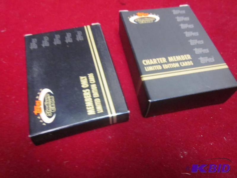 (2) Limited Edition packs of sports cards.&nb...