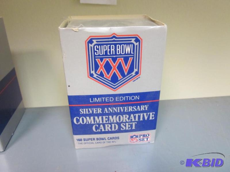 Superbowl XXV Commemorative card set.  &nbsp...