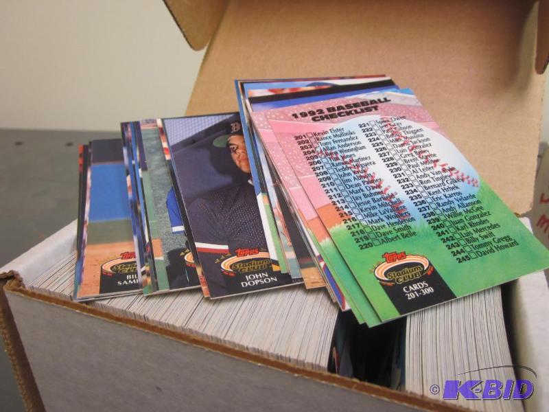 1992 Stadium Club Series 1 complete set.  &nb...