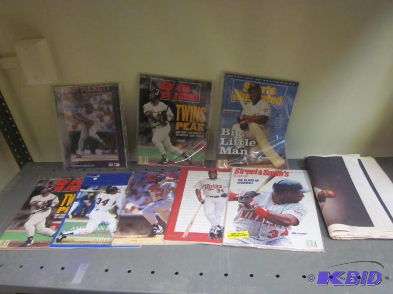 Lot of vintage Minnesota Twins Magazines, all...