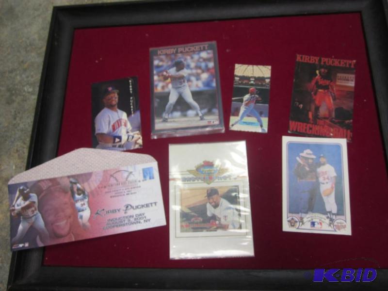 Kirby Pucket H.O.F induction day memorabilia....