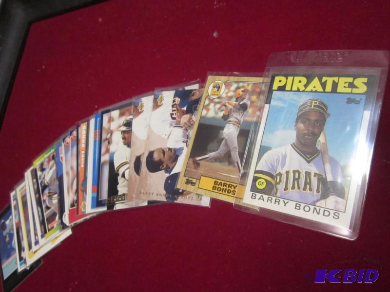 Large lot of Barry Bonds baseball cards, all ...