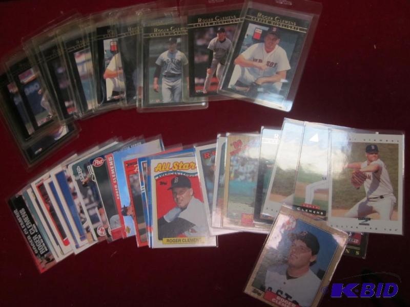 Large lot of Roger Clemens baseball cards, al...