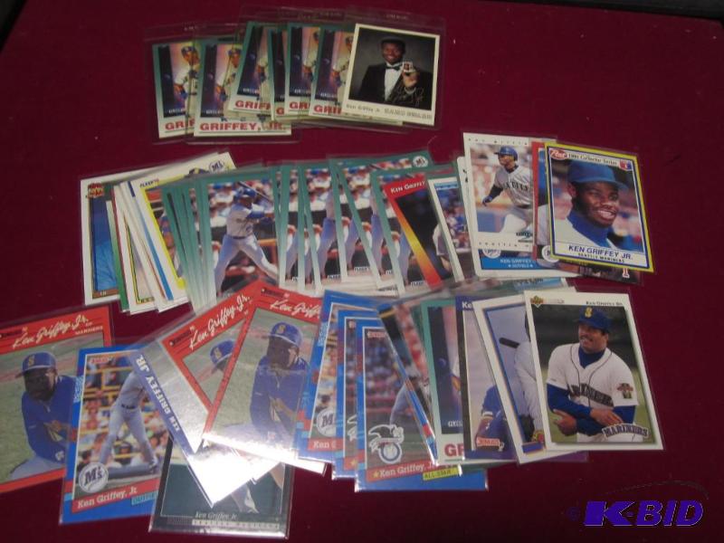 Large lot of Ken Griffey Jr. baseball cards, ...