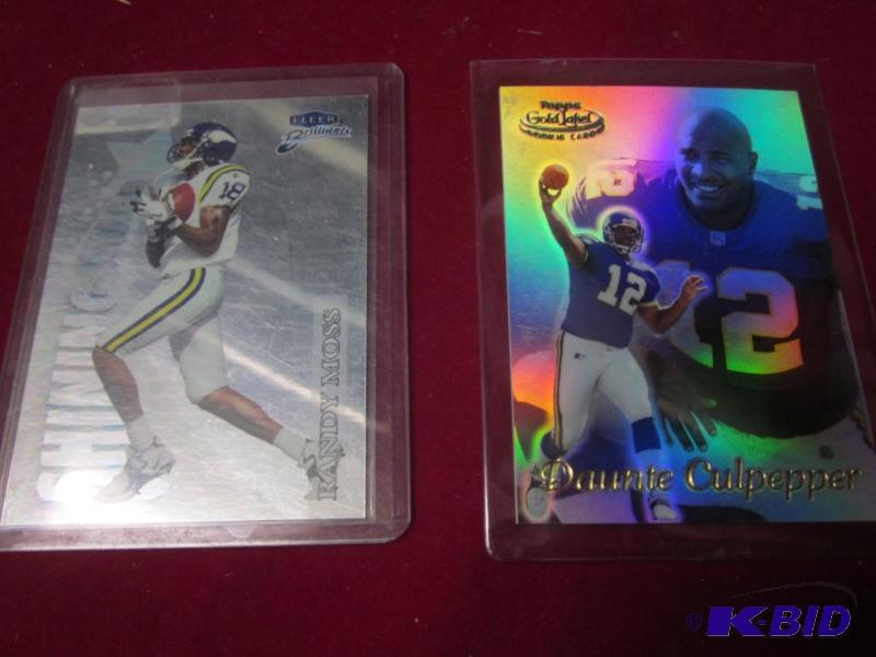 Daunte Culpepper and Randy Miss Rookie cards....