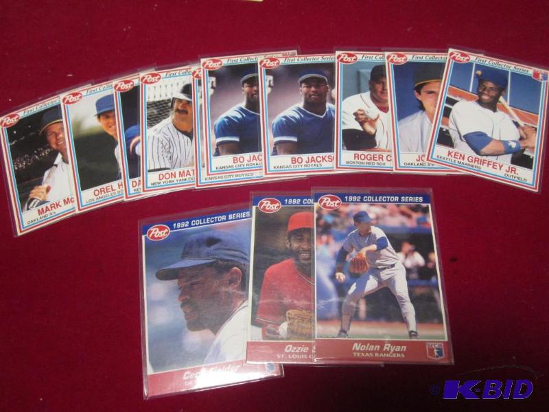 Lot of vintage Post baseball cards.  &nbsp  ...