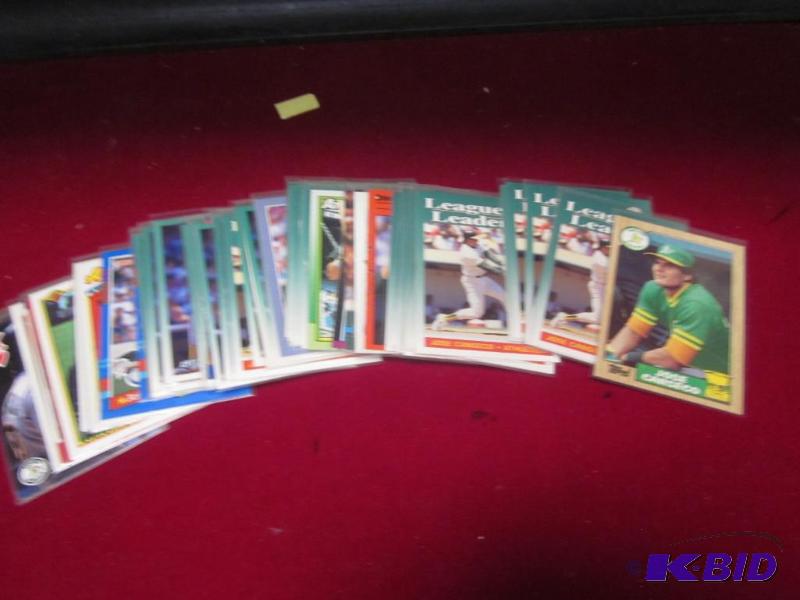 Lot of Jose Canseco baseball cards, all Mint....