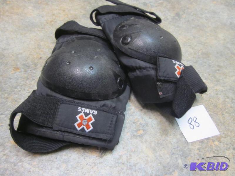 Pair of youth X Games protective knee pads.&n...