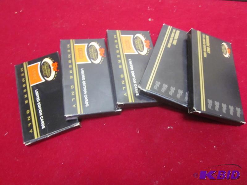 (5) packs of Limited Edition sports cards.&nb...