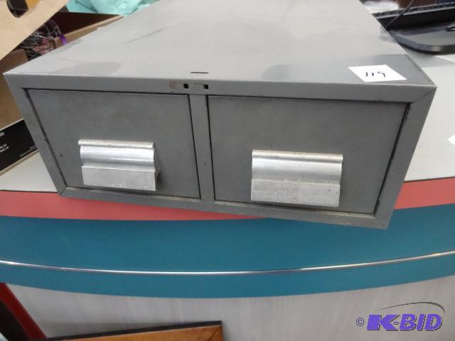 2 Drawer Metal Index Cabinet...