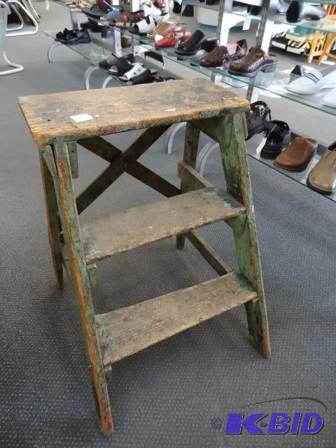 Vintage Wood Step Stool...