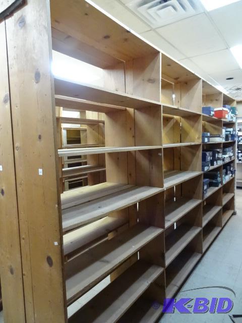 Wood Shelf Unit. No Contents. Nailed Together...