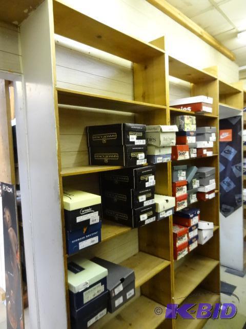 Wood Shelf Unit 135 X 11 X 96. 1&quot Constr...