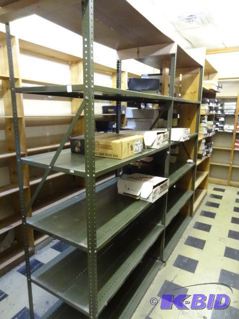 Metal Shelf Unit No Contetnts. 96 X 24 X 96. ...
