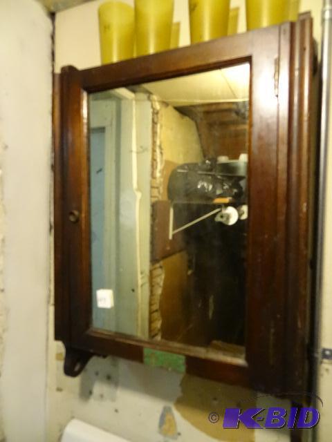 Vintage Wooden Medicine Cabinet No Contents. ...