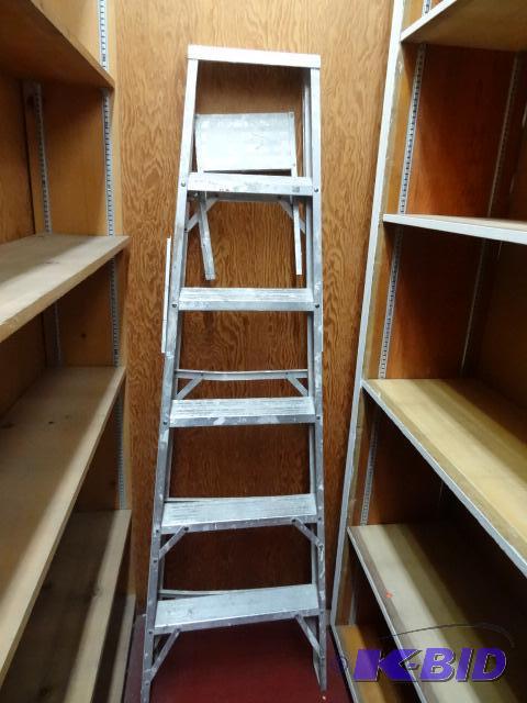 6 Foot Aluminum Step Ladder...
