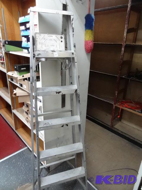 6 Foot Aluminum Step Ladder...