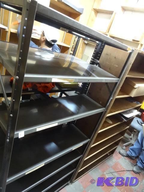 Metal Shelf Unit. No Contents. Bring Tools an...