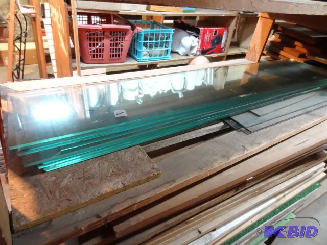 Glass Shelves Qty 10 48 X 10...