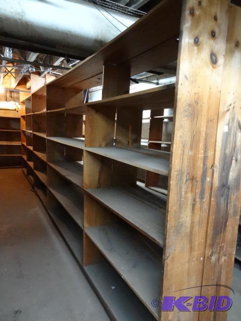 Wood Shelf Unit 121 X 11 X 84 Qty 2 Bring Too...
