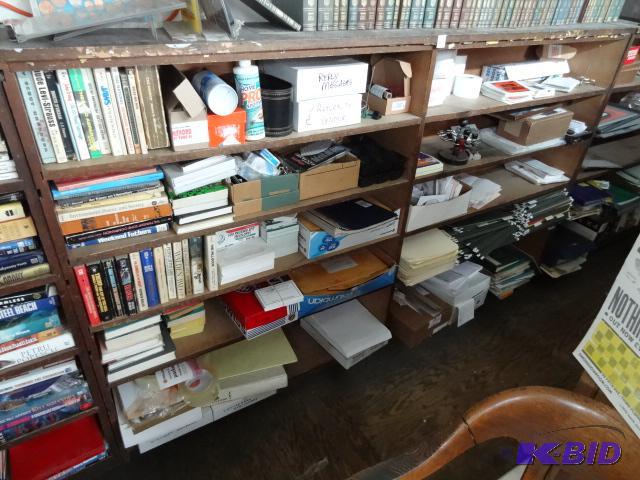 Vintage Wood Book Shelf. No Contents. 79 X 10...