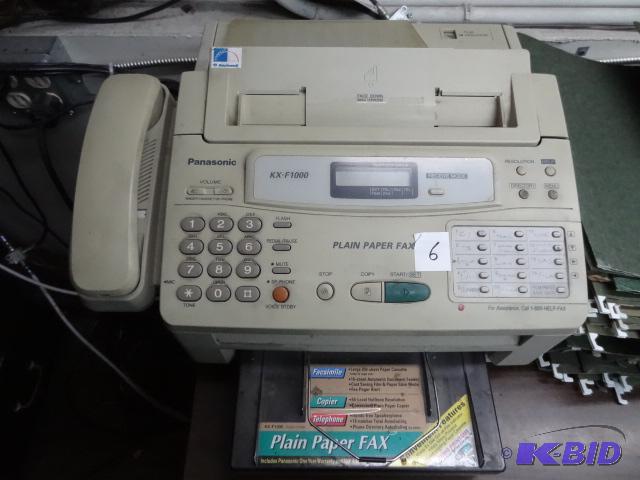 Panasonic Fax Model KY-F1000 Plain Paper Work...