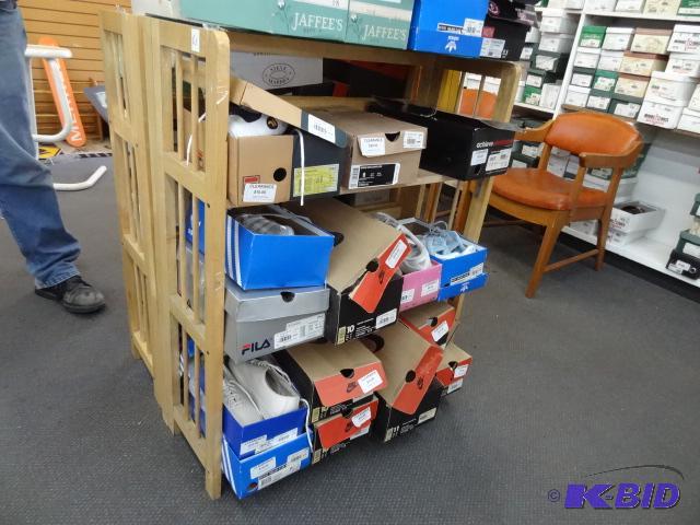 2 Wood Display with Glass Top. No Contents 30...
