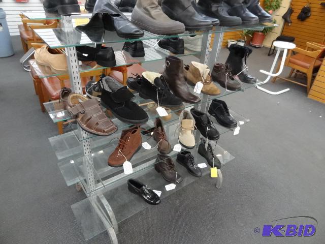 Metal Retail Display SIngle Sided Glass Shelv...