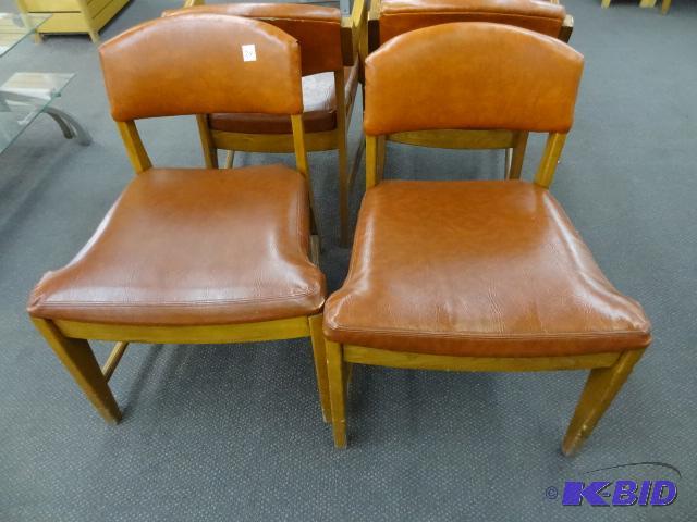 2 Matching Wood Frame Side Chairs...