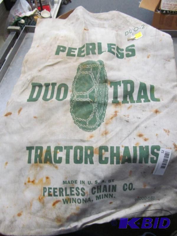 lot 12 image: burlap feed sacks lot of 2