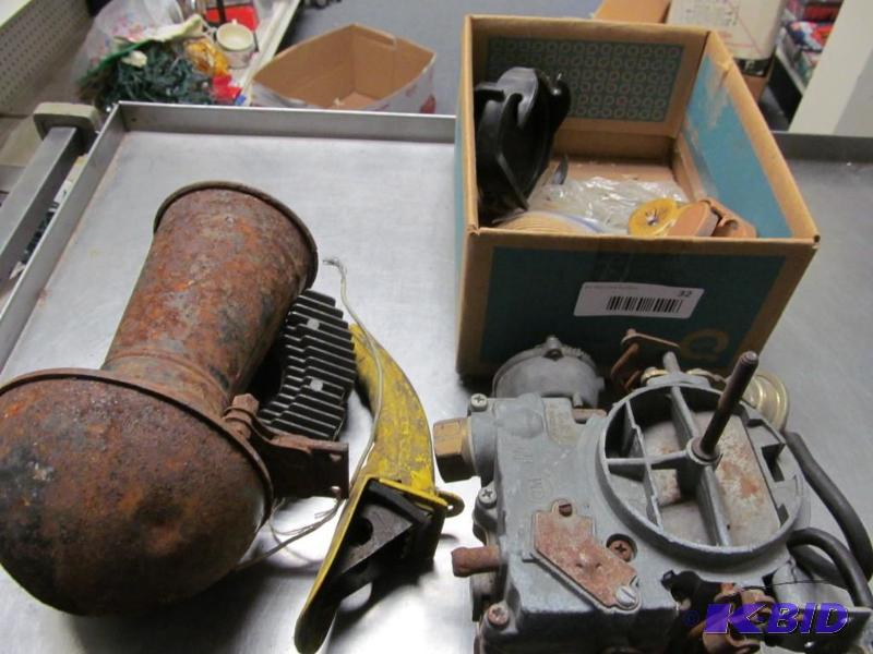 lot 32 image: vintage auto parts